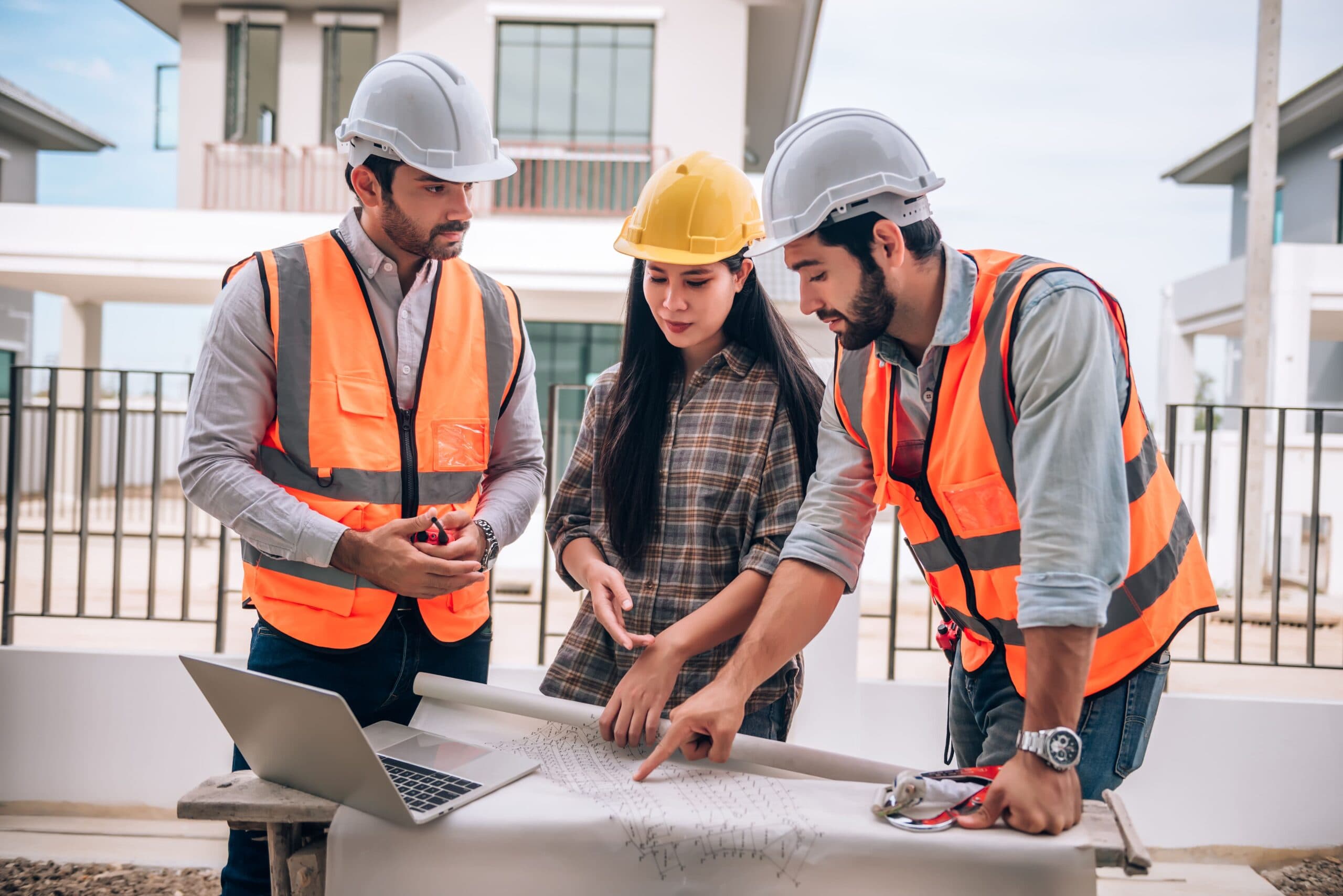 Equipe técnica e de obra da Lusano Empreendimentos